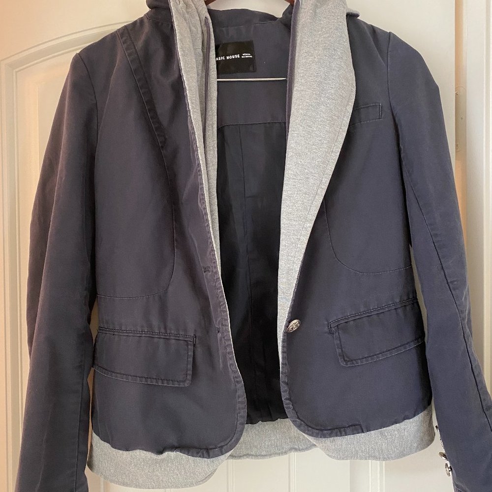 Basic House Dark blue/Grey Sports Jacket Blazer